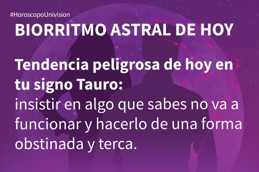 Tauro 27 de enero del 2020