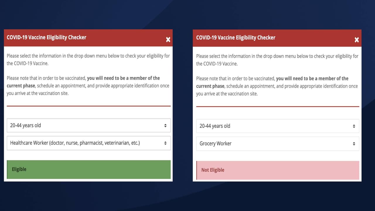 El sistema le dirá "elegible" o "no elegible"