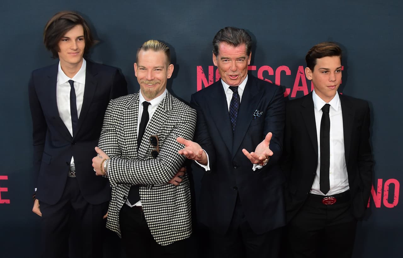 Así como los ves, estos tres guapos son hijos del famoso actor.