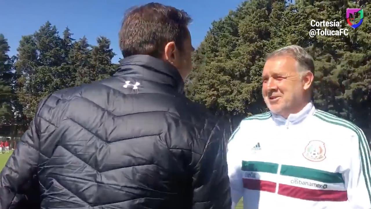 Tata Martino llegó 'al infierno' para visitar a Toluca