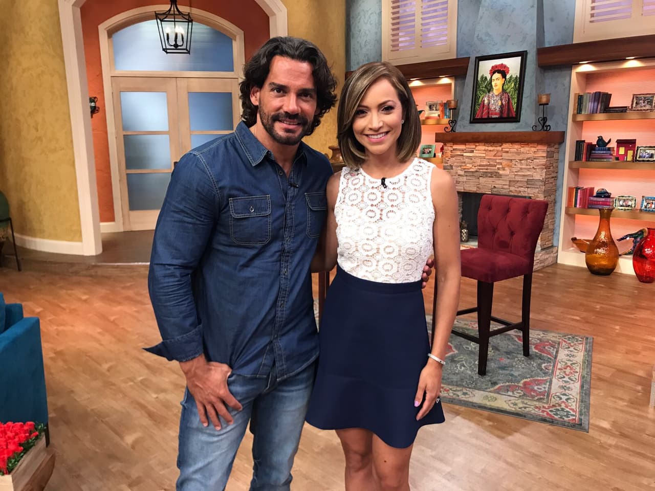 Cristián pasó a saludar a Satcha y prometió volver pronto con noticias de su telenovela 'En Tierras Salvajes'.