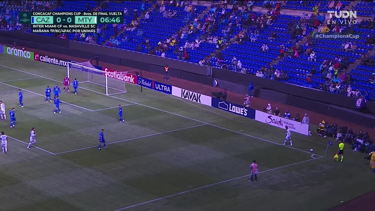 ¡GOL!  anota para Monterrey. Jorge Rodríguez