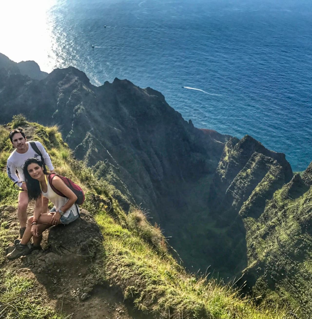 Nos regalaron esta hermosa postal desde a Hawái, donde disfrutaron de sus únicos escenarios, que parecen arrancados de una postal.