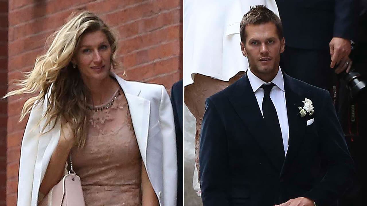 Gisele y Tom, muy juntitos.