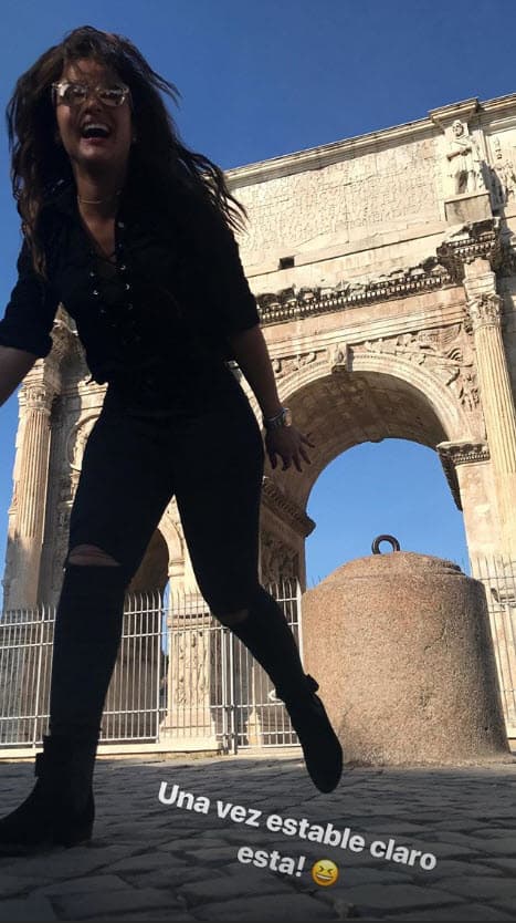 Se divirtió tanto con este pequeño accidente que quiso compartirlo con todos sus seguidores.