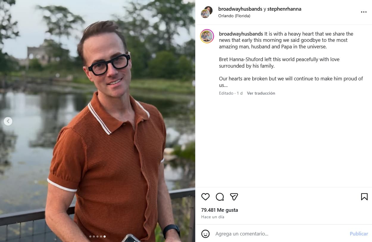 Esposo de Bret Hanna-Shuford dio a conocer su fallecimiento.