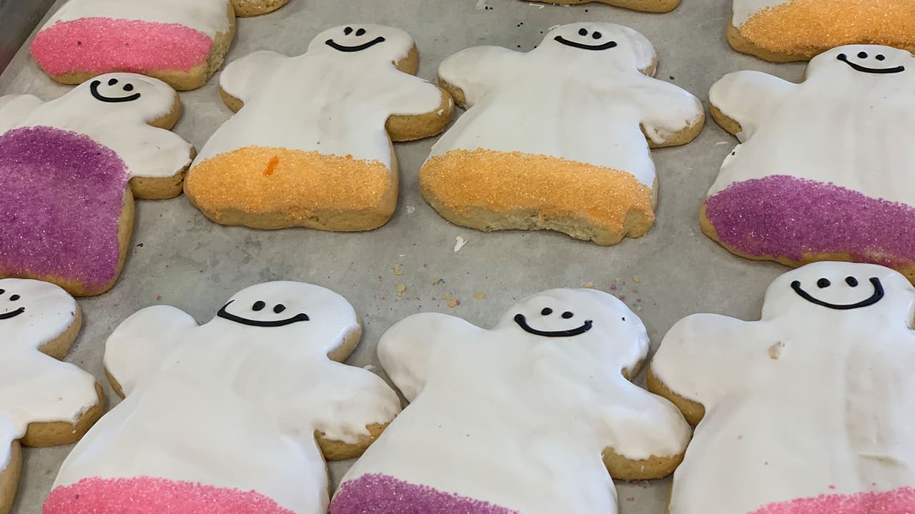 El fantasma es uno de los personajes típicos en estas celebraciones y que mejor que se pueda comer.