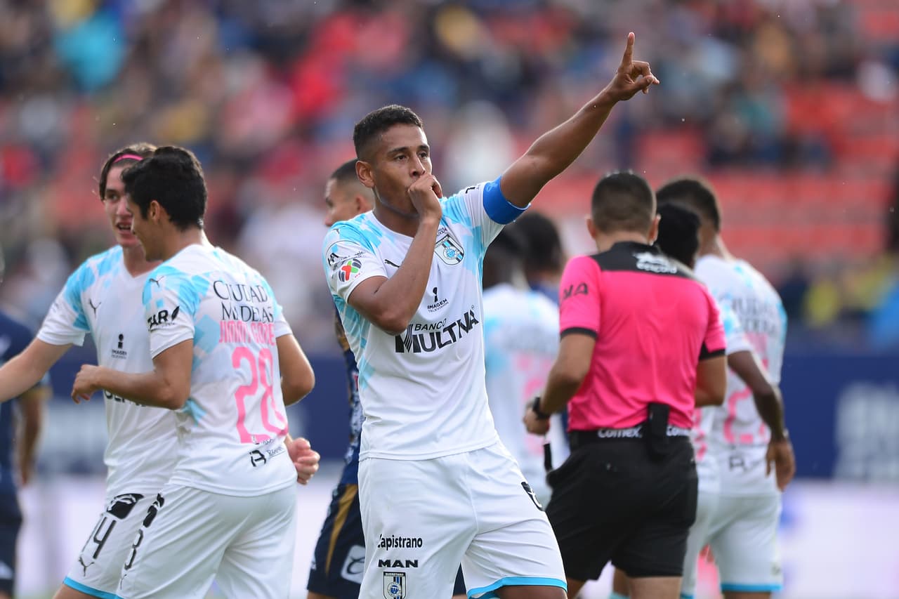San Luis 0-2 Querétaro. Pereira y Romo marcaron los goles de Gallos.