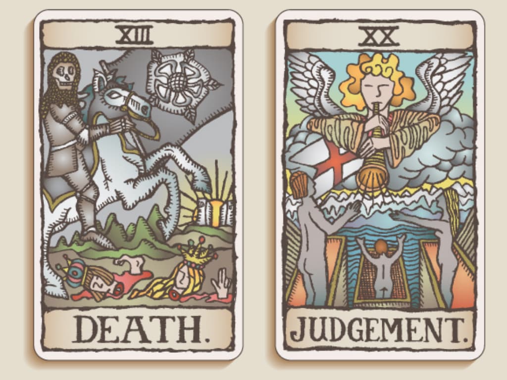 Por eso, si la carta del Juicio te sale en una tirada de resolución, meta o final es excelente noticia, puesto que hay muchas posibilidades de éxitos y triunfo. Hay armonía, reconciliación, un renacer victorioso para iniciar otra etapa sin preocupaciones.