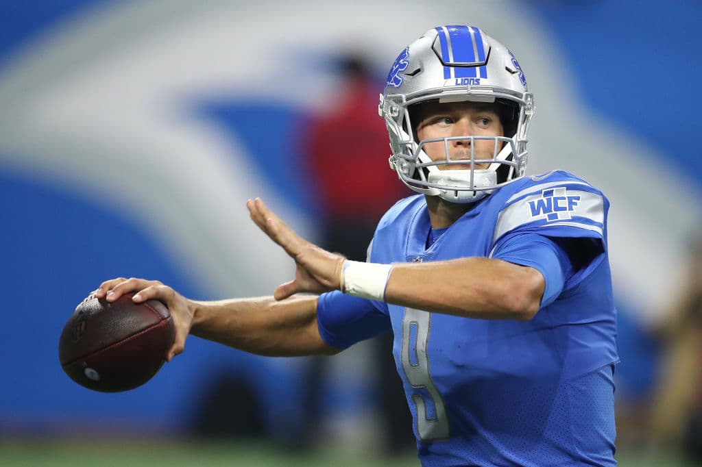 12) 
<b>Matthew Stafford, Detroit Lions</b>. Es indudable que viene de un excelente año en 2017, respondiendo a la altura del cheque. La exigencia con Stafford es si podrá llevar a los Lions a los Playoffs.