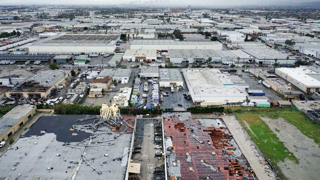 La ciudad de Montebello, California, ofrece ayuda a negocios afectados por tornado