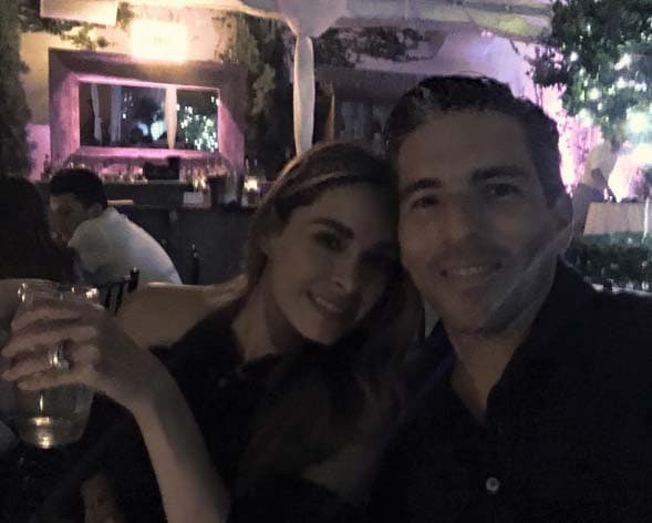 Los tortolitos se divirtieron en Miami, Florida.