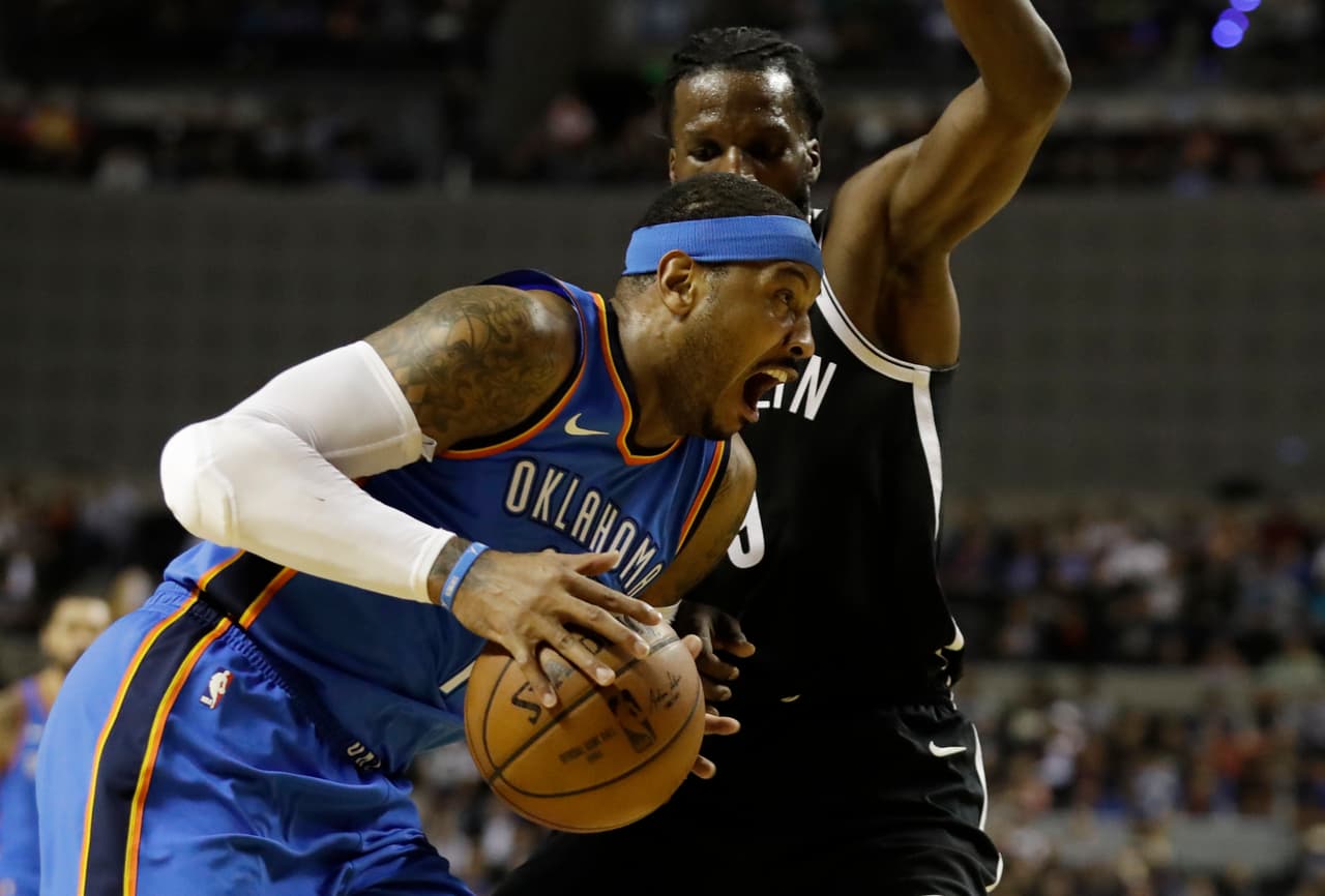 Te traemos las mejores imágenes del primer partido en México entre los Nets y el Thunder.