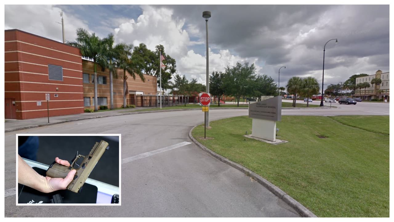Hallan un arma cargada a un estudiante en una escuela primaria de Broward 