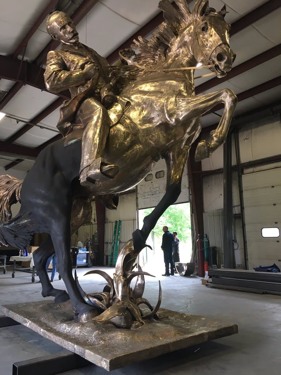 Cuba says it will officially inaugurate the statue on Jan. 28 when it marks the 165th anniversary of Marti’s birth. Seen here before it was shipped to Cuba. Photo from @DPRCubaOnu
<br>Ana Silvia Rodríguez Abascal, Deputy Permanent Representative of Cuba to the UN.