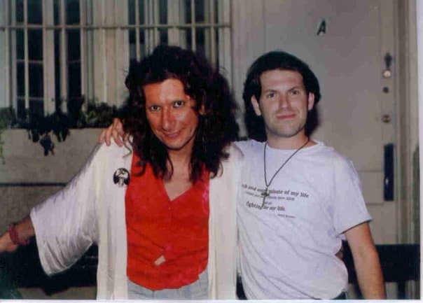 Sylvia Rivera y Jose Gutiérrez en el 25 aniversario de Stonewall en 1994.