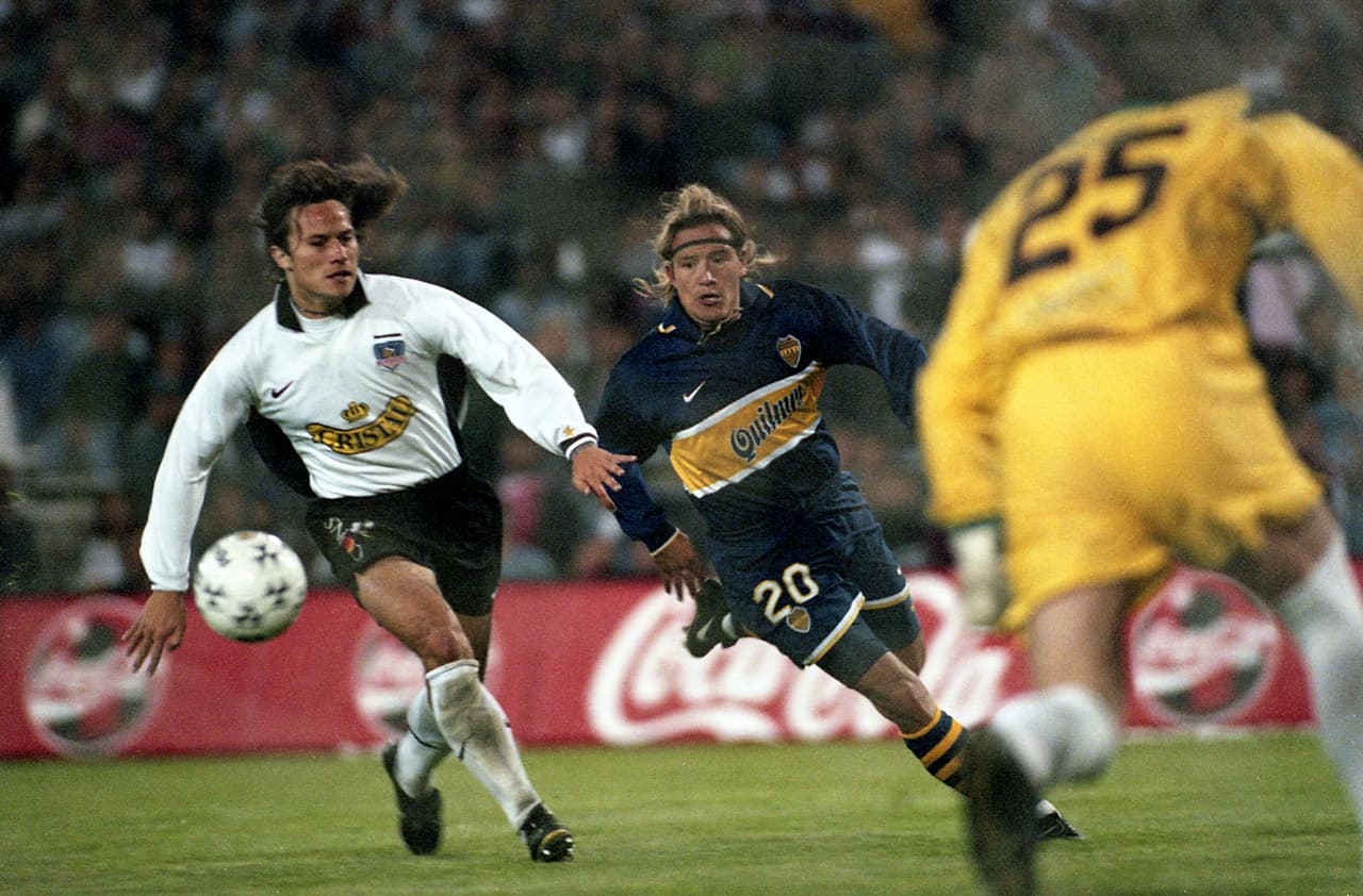 Luis Hernández debutó en la Supercopa contra Colo Colo, marcó el gol de Boca y jugó junto a Maradona, el único partido internacional del ‘10’ en Sudamérica.