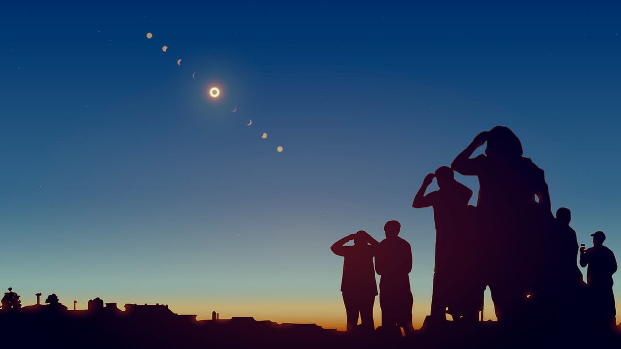 <b>¿Cómo ver el eclipse de manera segura?</b>
<br>La NASA advierte que no es seguro mirar directamente al Sol sin protección ocular especializada, ni a través de la lente de una cámara, binoculares o un telescopio sin un filtro solar, ya que puede provocar lesiones oculares graves.