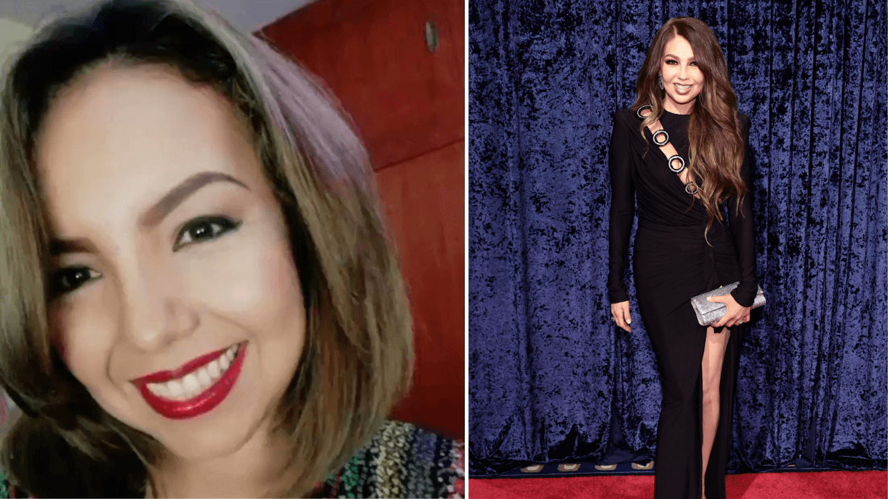 <h2 class="cms-H2-H2">Thalía</h2>
<br>
<br>
<b>Rossy Thalis Cruz</b> es la imitadora de la cantante y actriz mexicana, además de ser una sensación en TikTok por sus bailes. Ella es una de las varias dobles que tiene Thalía.