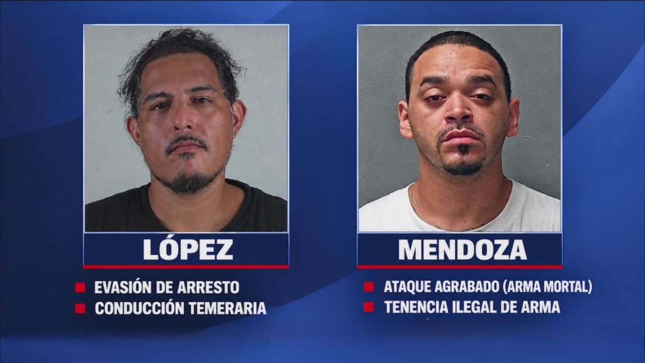 Persecución en Fort Worth termina en choque y arresto de dos hombres
