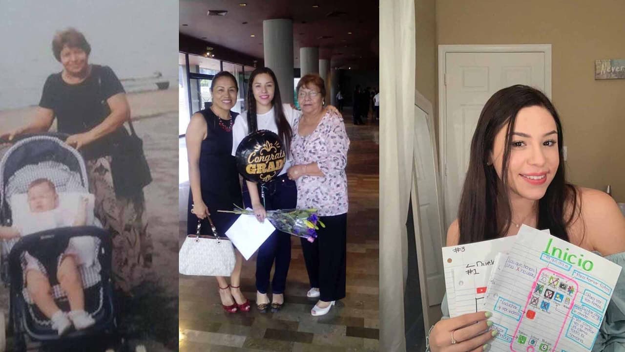 Tabatha González, de 21 años, y residente de Houston, creó una
<a href="https://www.univision.com/local/houston-kxln/yo-se-que-mi-guelita-esta-muy-orgullosa-de-mi-joven-que-crea-manual-para-que-su-abuela-aprenda-a-usar-el-celular-fotos">guía completa</a> de las aplicaciones que su abuela que vive en Monterrey, Nuevo León, puede usar en su teléfono celular. En el documento explica con dibujos los pasos a seguir. La joven compartió las fotos en sus redes sociales y se volvieron virales