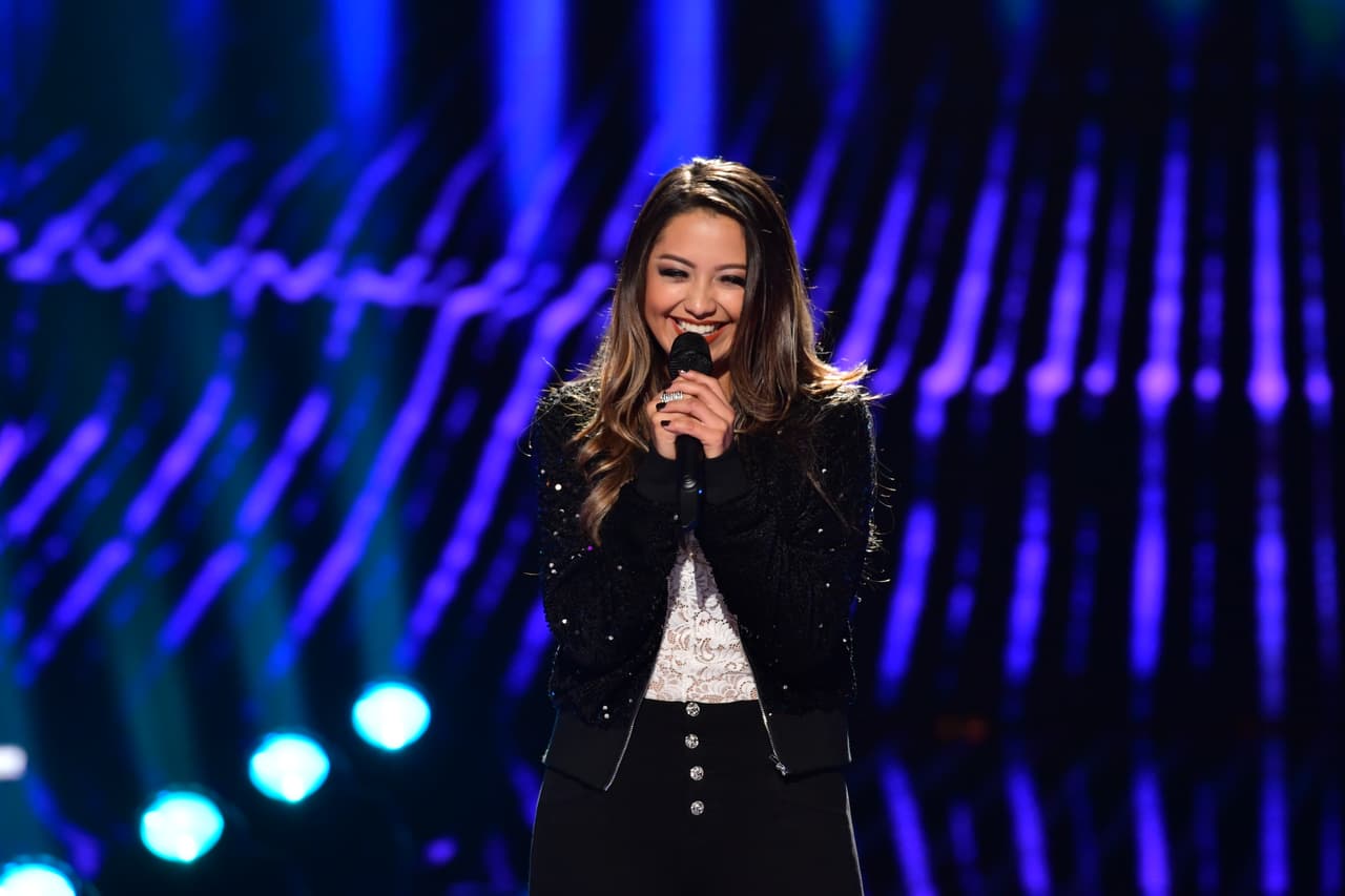 A ella le correspondió cantar el tema 'Tú y yo' de Thalía