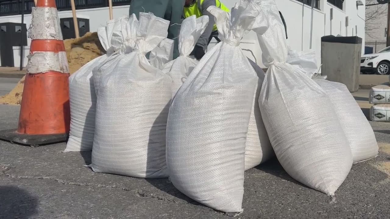 Nueva tormenta en nuestra región: entregan bolsas de arena en Annapolis