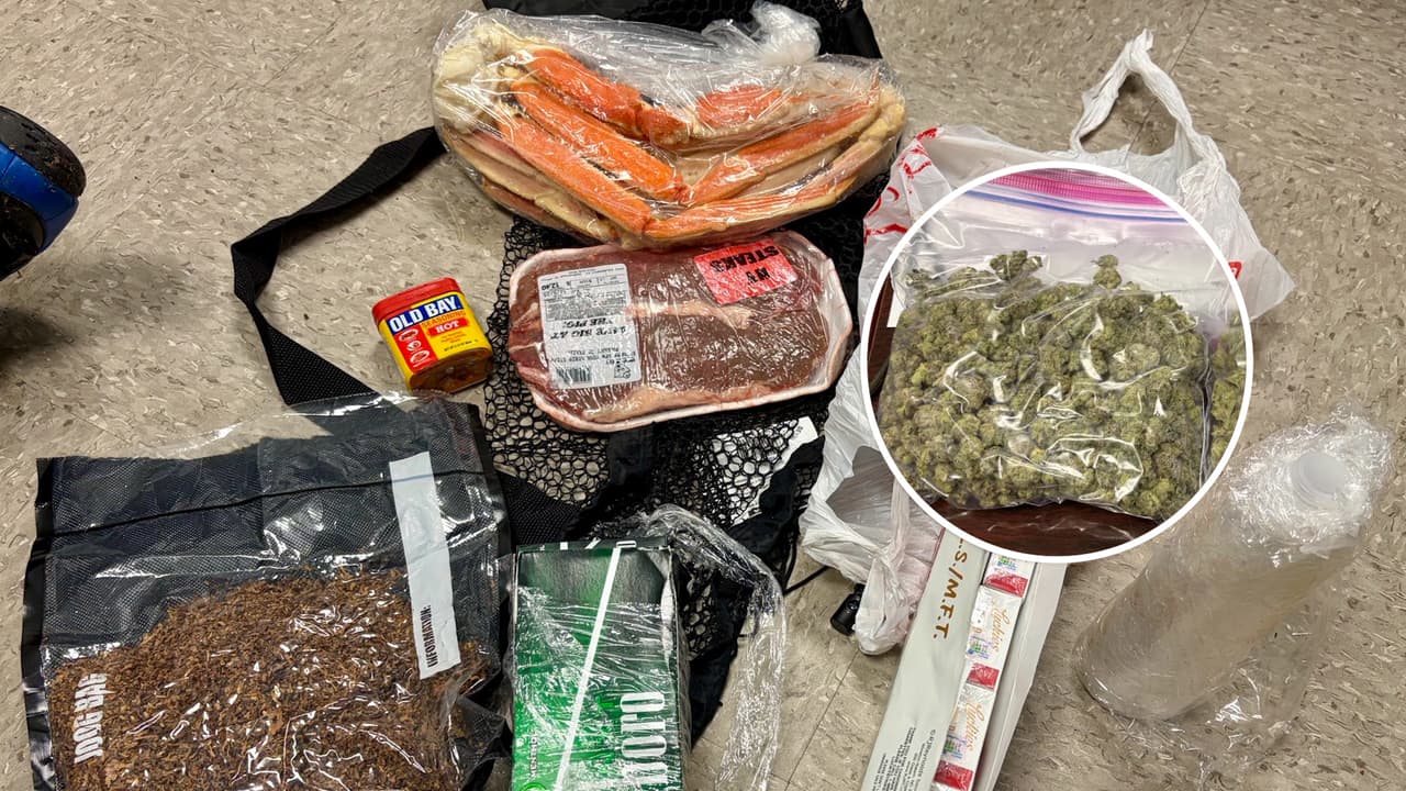 Pedido a la cárcel: interceptan dron que llevaba patas de cangrejo y otros artículos a una prisión