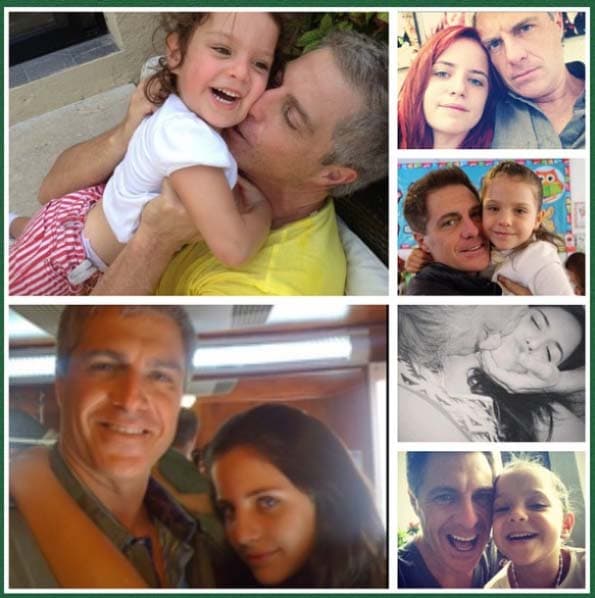 Lisardo es el más felíz cuando está con sus hijas.