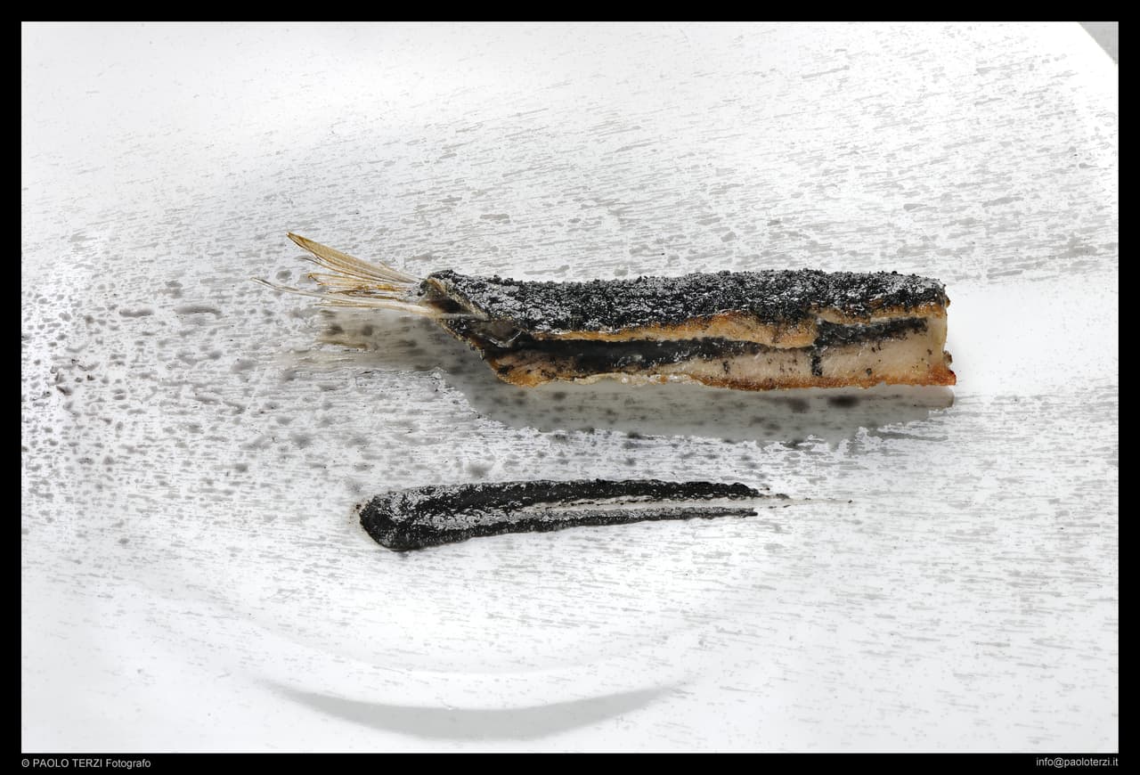 "Sardina quemada", Osteria Francescana, Italia