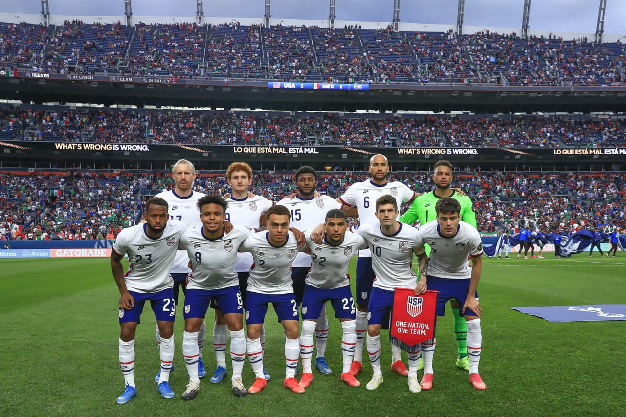 El once más juvenil de USMNT en una Final con 24 años promedio entre sus futbolistas, la mayoría de Europa.