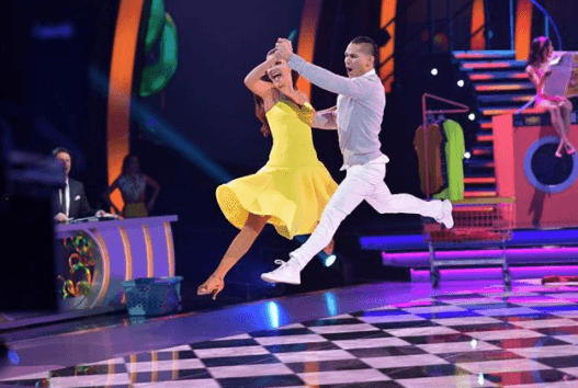 Ana Patricia y Jon lo hicieron muy bien en la pista de baile, y así los vimos lucirse al ritmo del quickstep.