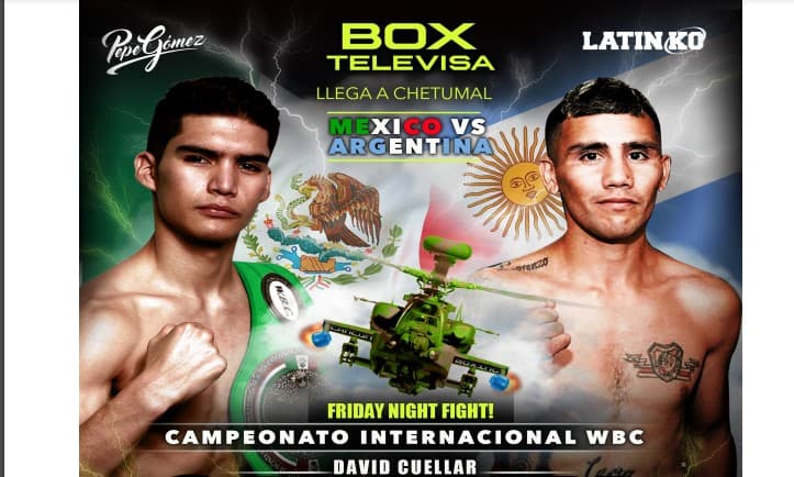 Box Televisa: 'General' Cuellar vs. 'Huracán' Gómez 