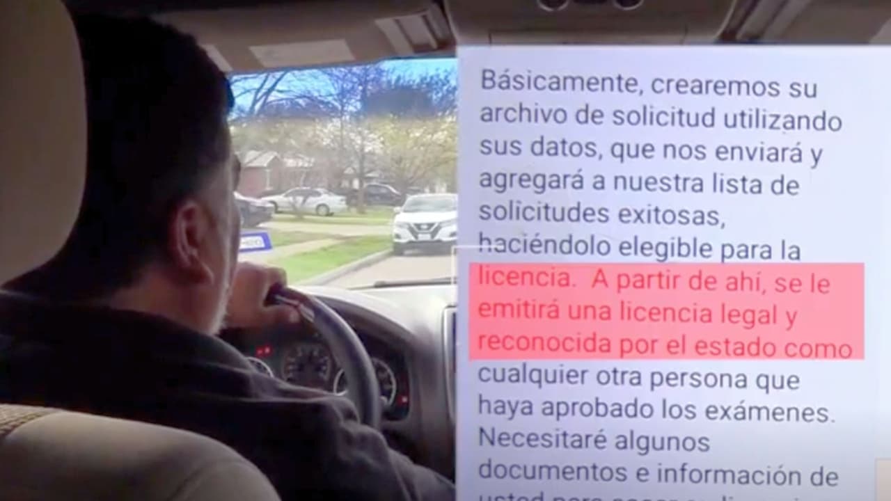 Denuncian a estafadores por venta de licencias de conducir falsas de Texas en Facebook Marketplace