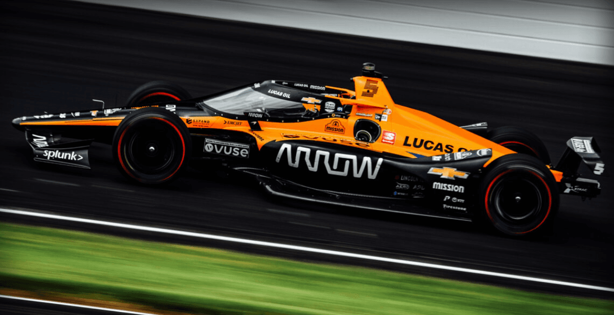 Patricio O'Ward encabezó el Carb Day previo a las 500 millas de indianápolis.