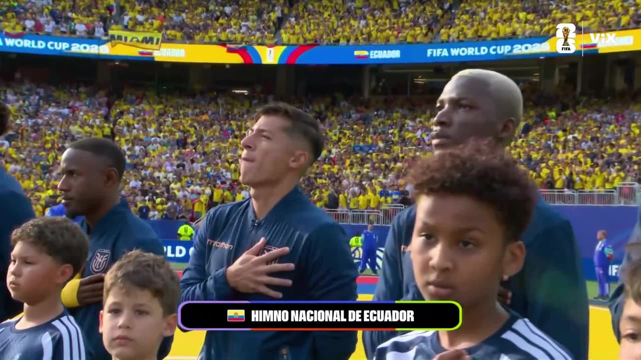 ¡Se entonan los himnos de Ecuador y Curazao! Partido del Grupo E en Kansas City
