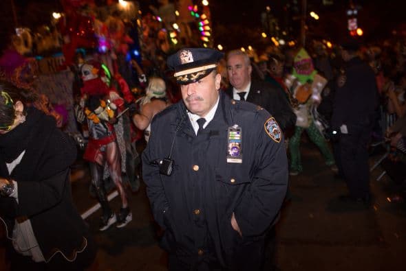 El evento estuvo resguardado todo el tiempo por la policía de NY.