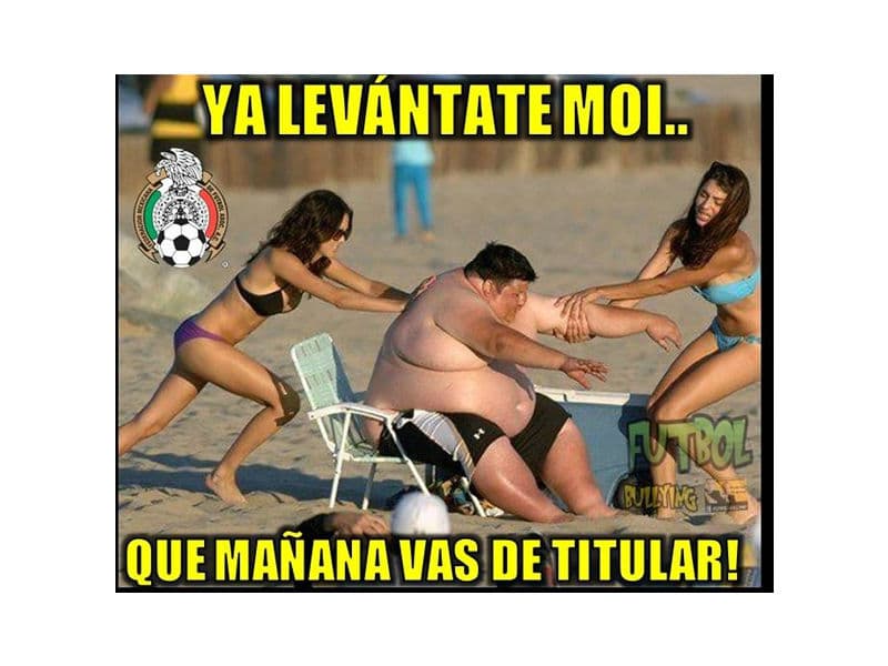 Antes de iniciar el cotejo aparecieron los memes, muchos de ellos con plena confianza de una victoria de México sobre Estados Unidos