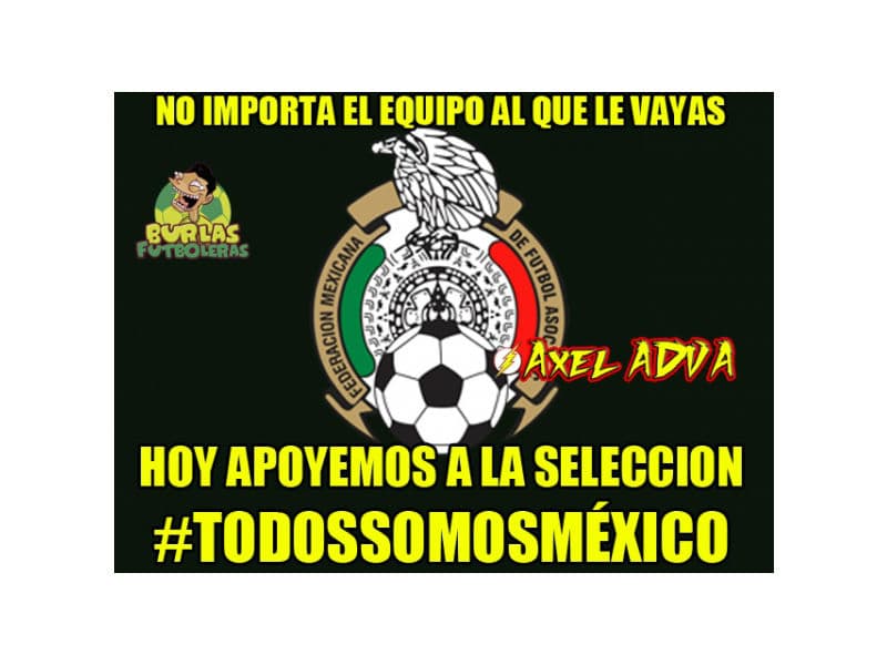 Antes de iniciar el cotejo aparecieron los memes, muchos de ellos con plena confianza de una victoria de México sobre Estados Unidos