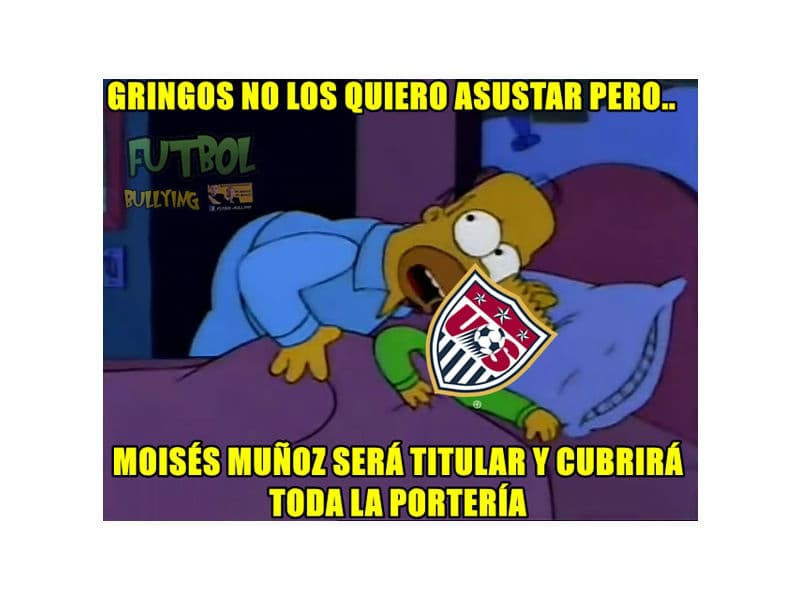 Antes de iniciar el cotejo aparecieron los memes, muchos de ellos con plena confianza de una victoria de México sobre Estados Unidos