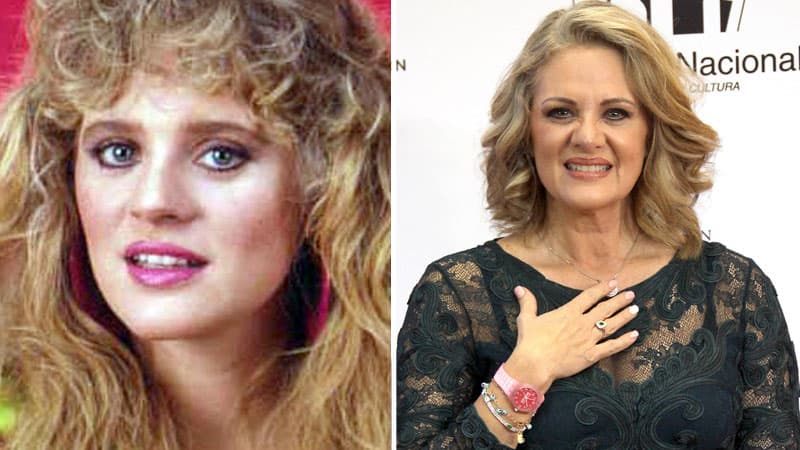 Erika Buenfil antes y después.