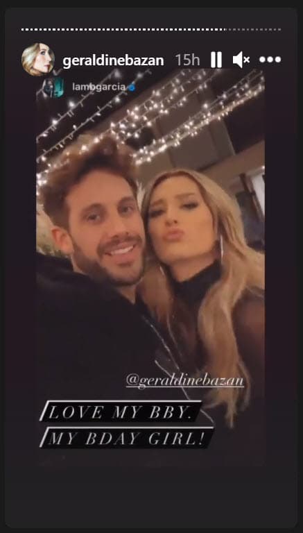 Entre los invitados estuvieron algunos famosos como 
<b><a href="https://www.univision.com/famosos/geraldine-bazan-otra-vez-de-vacaciones-con-lambda-garcia-y-esta-vez-se-lleva-a-sus-hijas-video" target="_blank">su gran amigo Lambda García. </a></b>
<br>