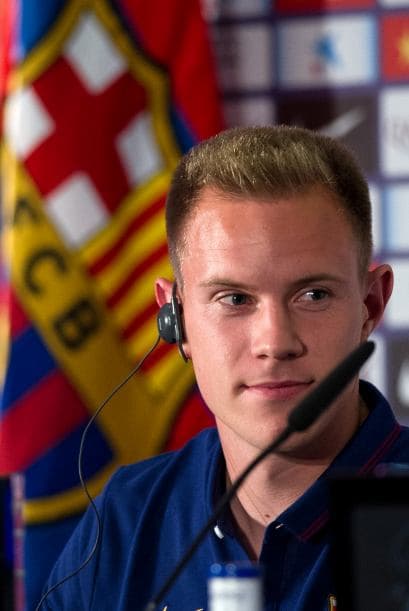 Ter Stegen fue presentado con el Barcelona