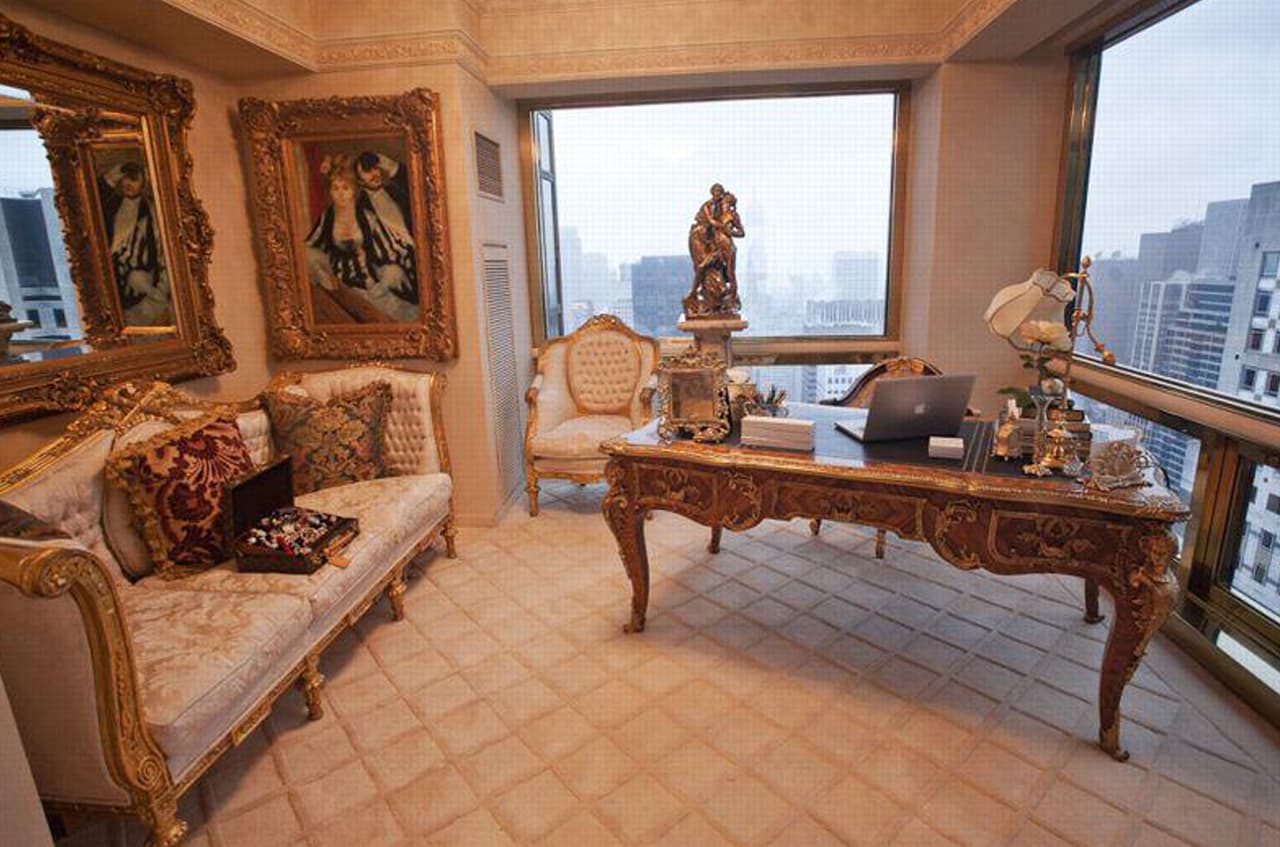 Esta es una de las vistas del apartamento hacia la ciudad. La Torre Trump está ubicada en la 5ta avenida de Manhattan.