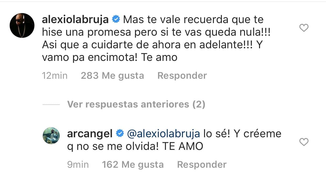 Las reacciones de sus seguidores 
<b><a href="https://www.univision.com/shows/el-gordo-y-la-flaca/j-balvin-arcangel-y-jowell-atacan-sin-piedad-a-aleks-syntek-por-los-ultimos-comentarios-sobre-el-genero-urbano-video" target="_blank">y compañeros del gremio no se hicieron esperar</a></b>. Por ejemplo, el cantante de urbano 
<b><a href="https://www.youtube.com/watch?v=7hCfpjC4QpY" target="_blank">Alexio 'La Bruja'</a></b> le escribió: "Más te vale (que te recuperes). Recuerda que te hice una promesa, pero si te vas ¡queda nula! Así que
<b> a cuidarte de ahora en adelante</b> ¡Y vamo' pa' encimota! 
<b>Te amo</b>".