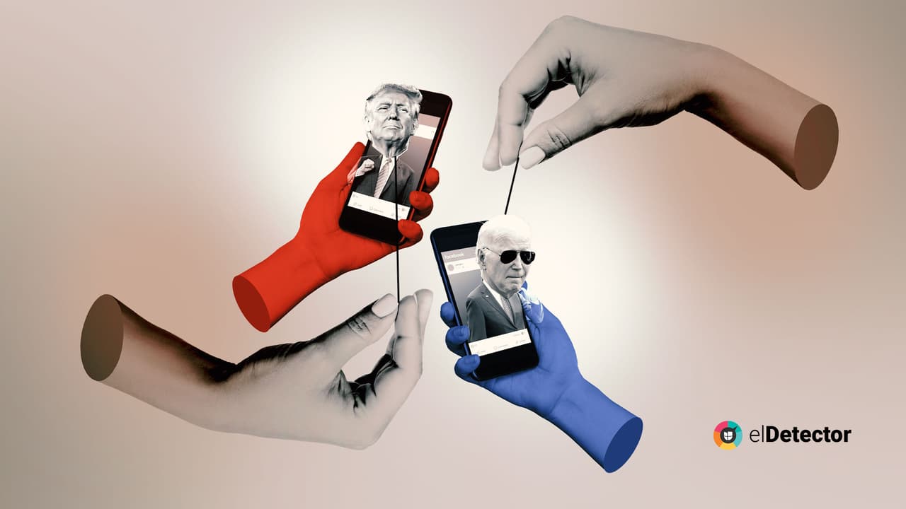 Las publicaciones sobre Biden y Trump en Facebook son ahora menos virales que en 2020, pero siguen repletas de ‘fake news’ 