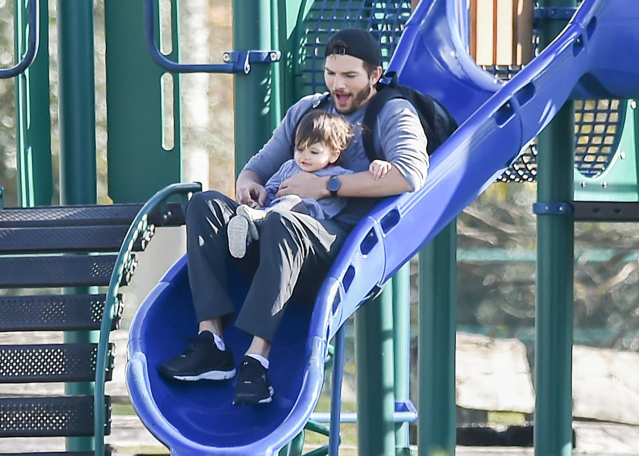 Y su hija disfrutó mucho de compartir con su papi.