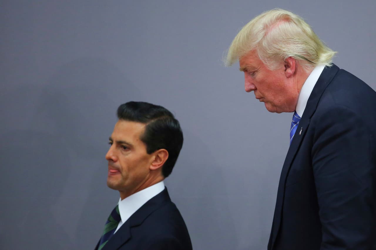 Peña Nieto vs Trump: la pelea por el muro estalla en Twitter