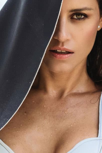 Sabemos que aman ver su cuerpo, pero también es un deleite ver ese rostro angelical.