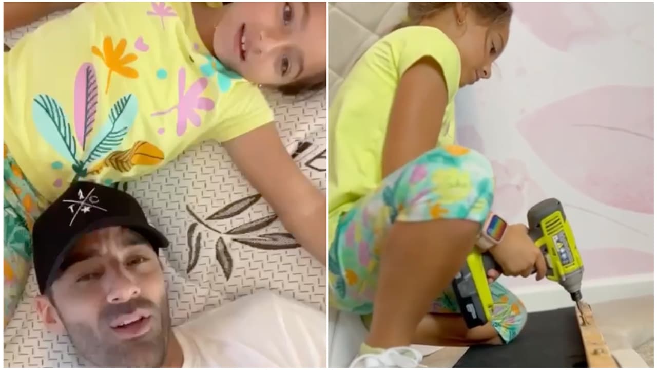 Alaïa ya tiene cama nueva y la armó ella misma: así la supervisó Toni Costa en el proceso